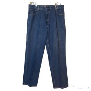 Tommy Hilfiger Carpenter Jeans Wide Leg Mid Blue Size 38
